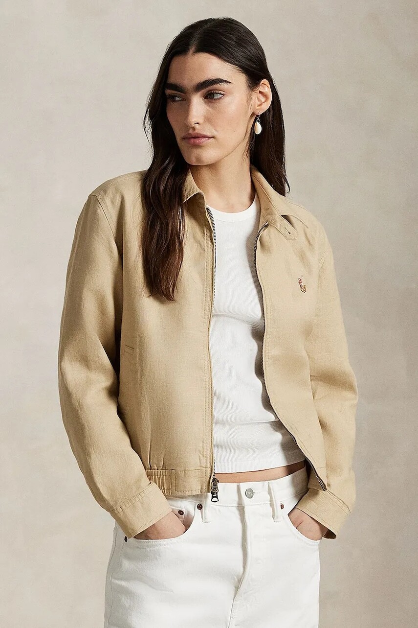 Ľanový kabát Polo Ralph Lauren