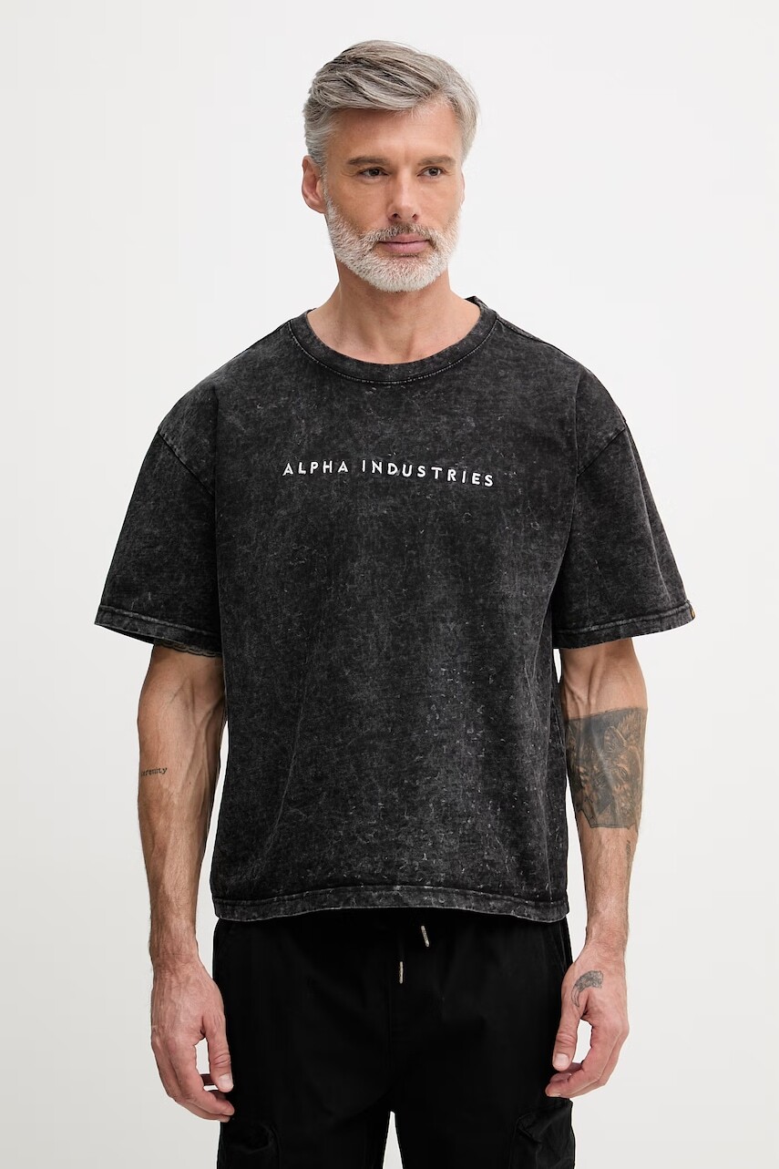 Bavlnené tričko Alpha Industries Acid Logo