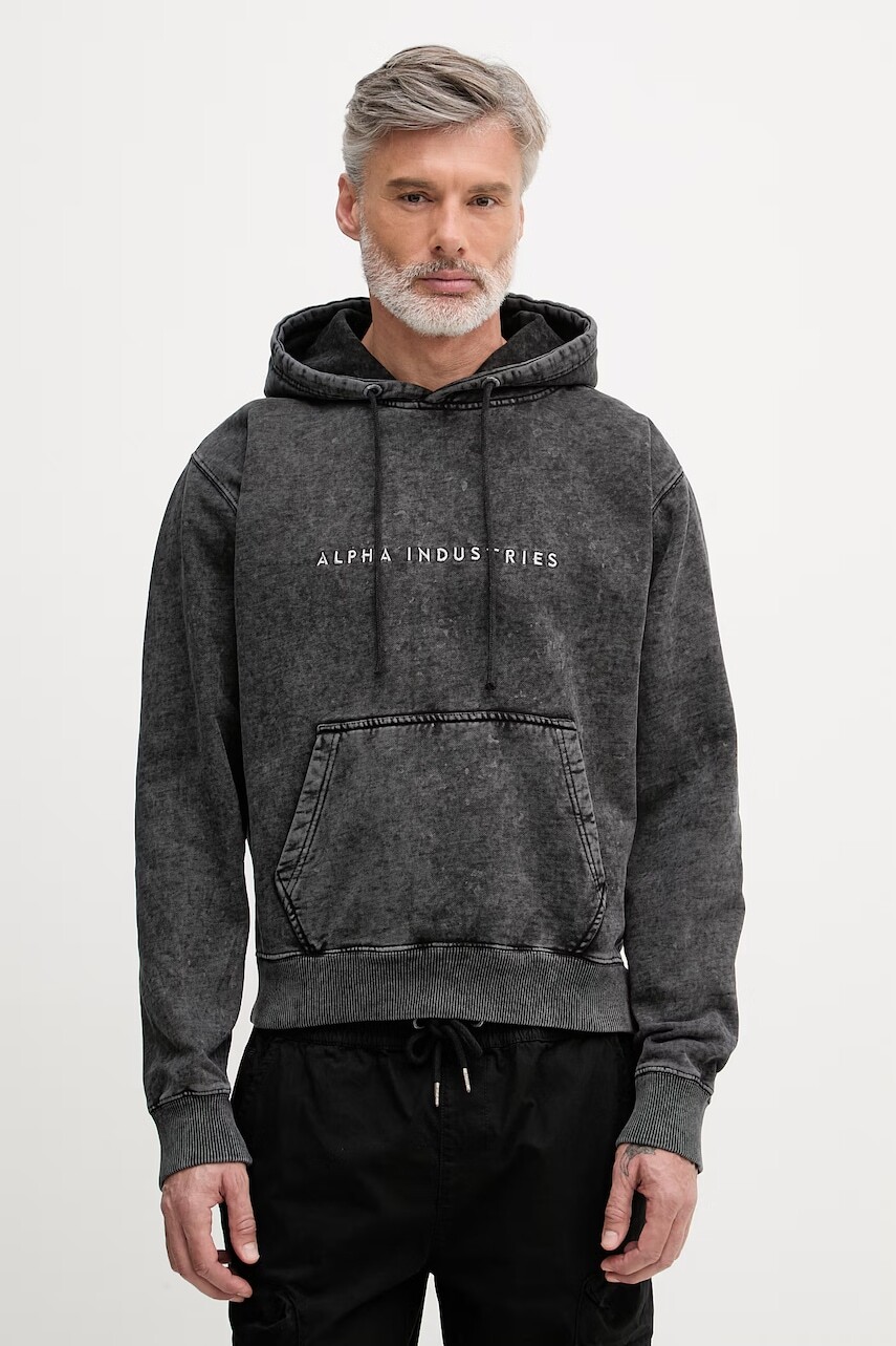 Mikina Alpha Industries Acid Logo Hoodie