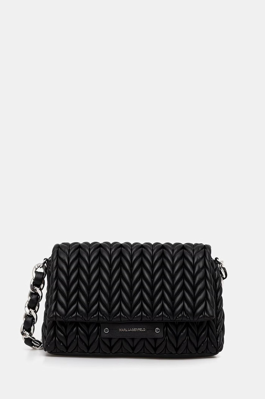 Dámska kabelka z imitácie kože Karl Lagerfeld K/WEAVE