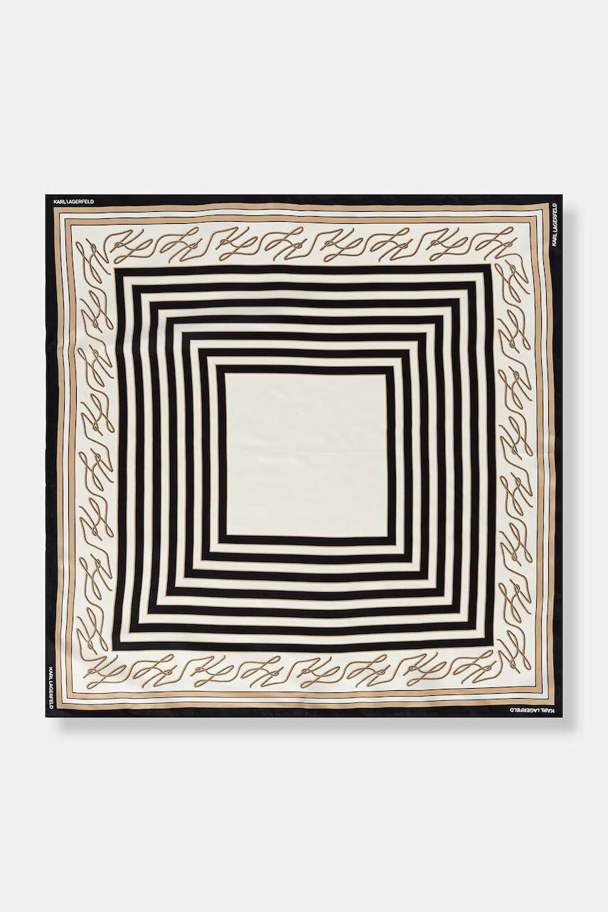 Dámska hodvábna šatka Karl Lagerfeld K/AUTOGRAPH