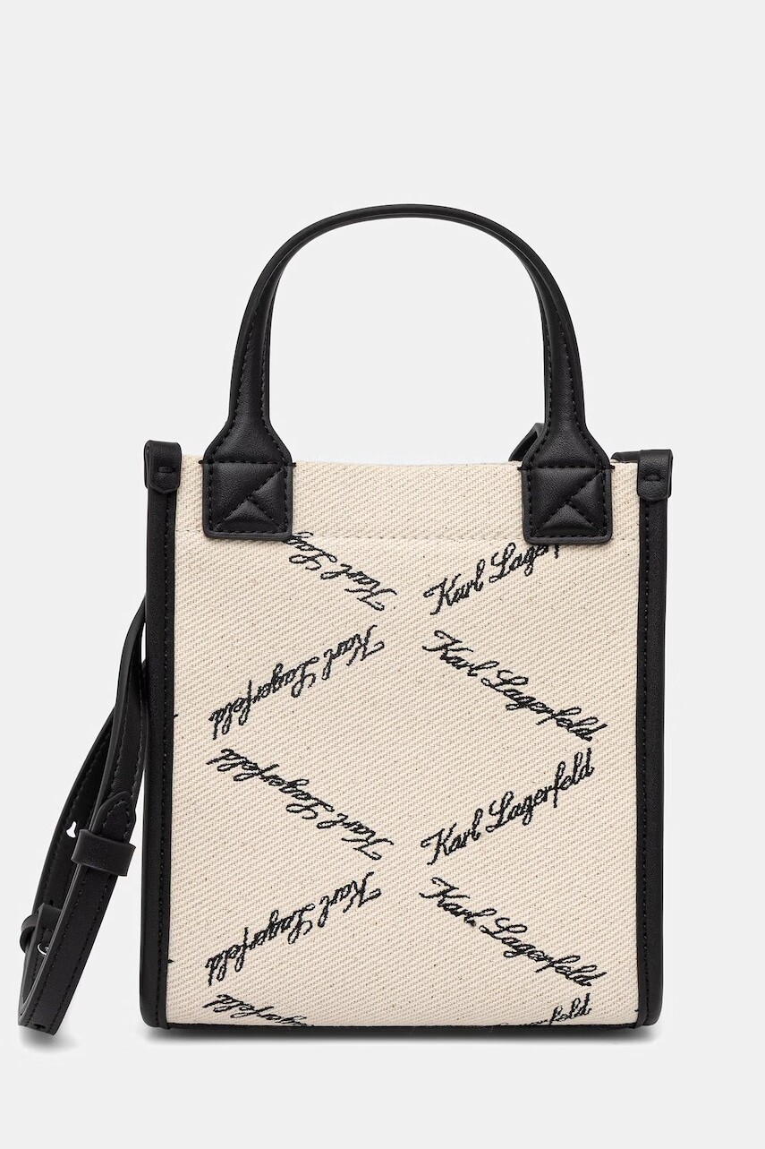 Dámska bavlnená crossbody kabelka Karl Lagerfeld K/VILLE