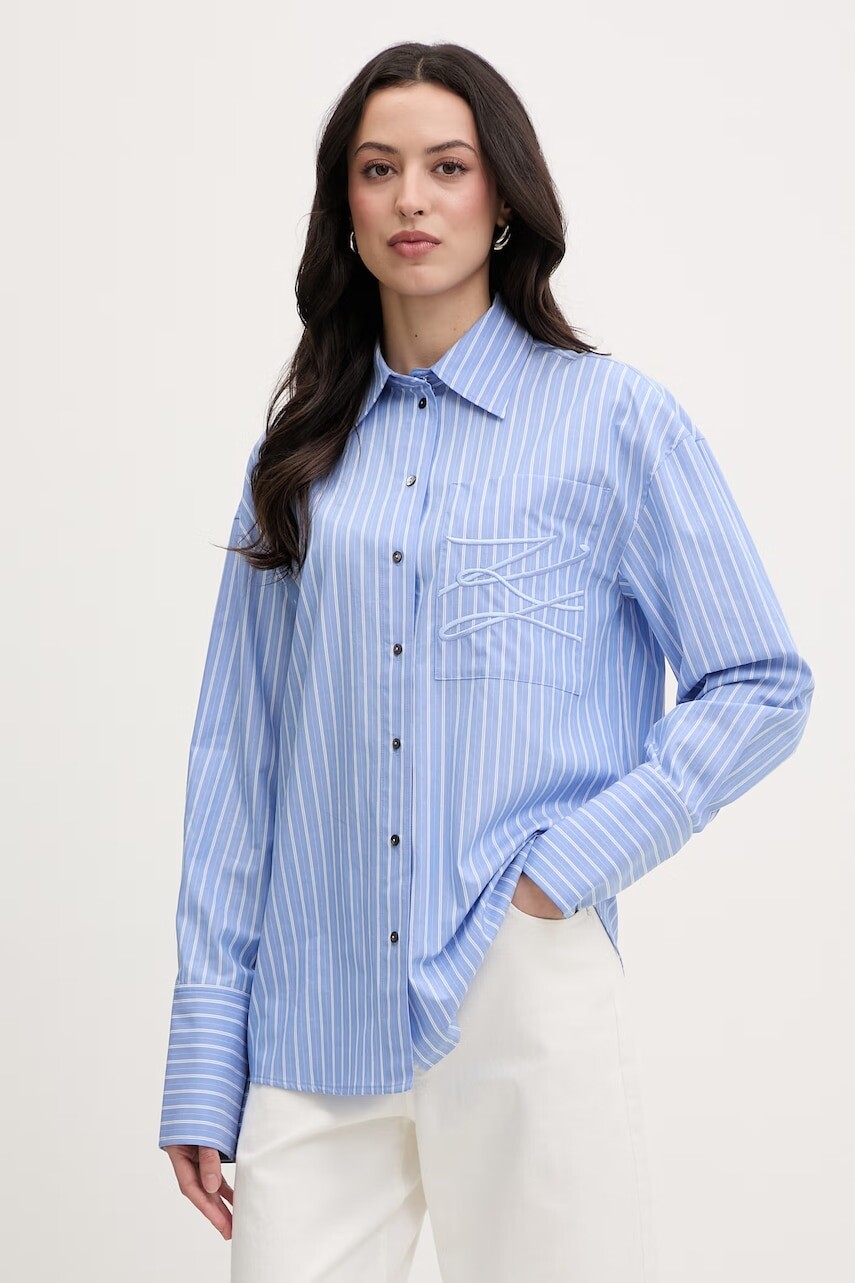 Karl Lagerfeld košeľa dámska bavlnená