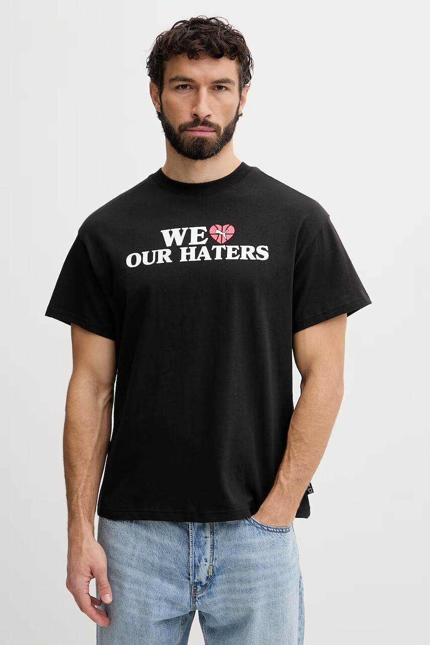 Puma pánske bavlnené tričko Out the mail Haters