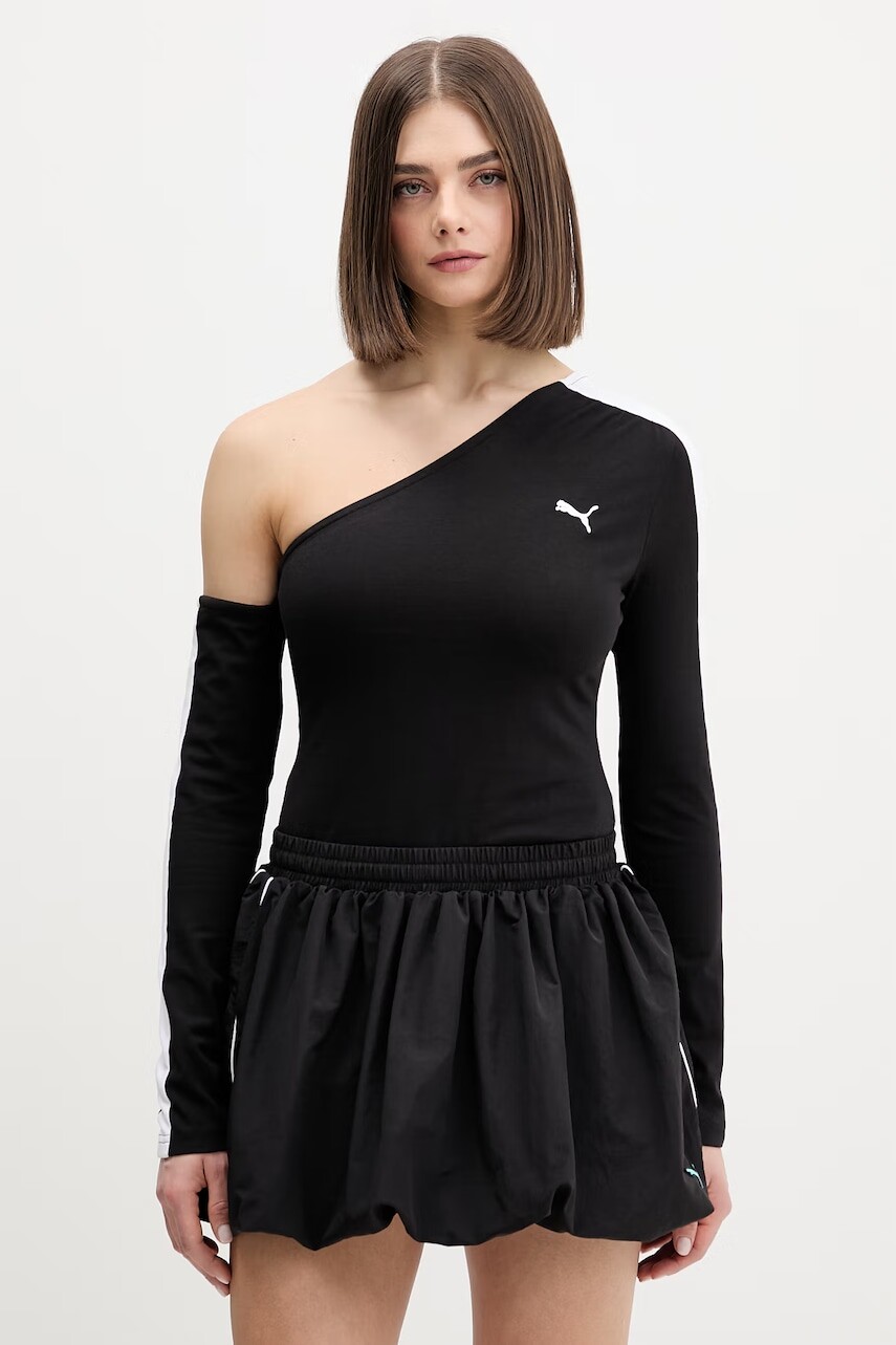 Puma dámsky bavlnený longsleeve Asymmetric Longsleeve