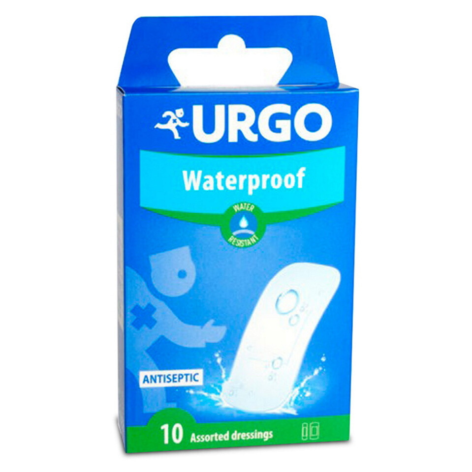 URGO Waterproof vodeodolná náplasť aquafilm 10 kusov