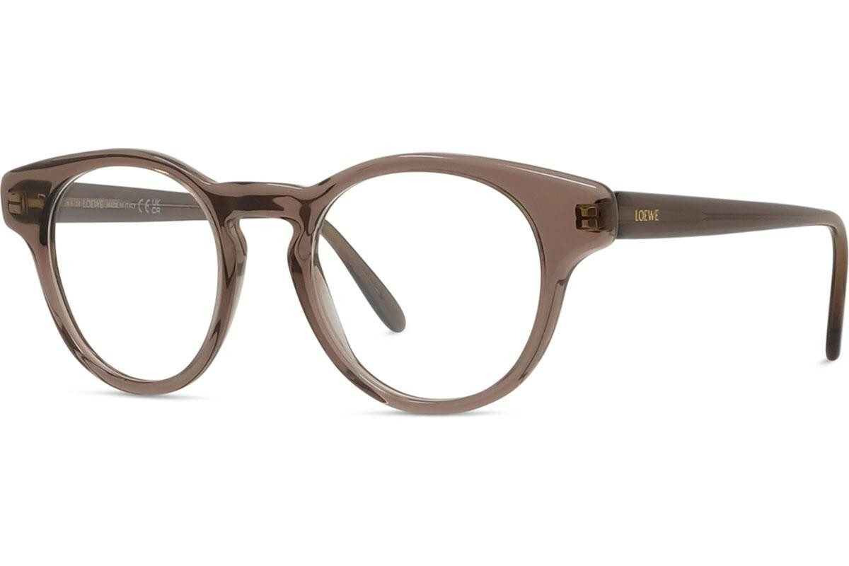 Loewe Slim Brown Round Eyeglasses - ONE SIZE (49)