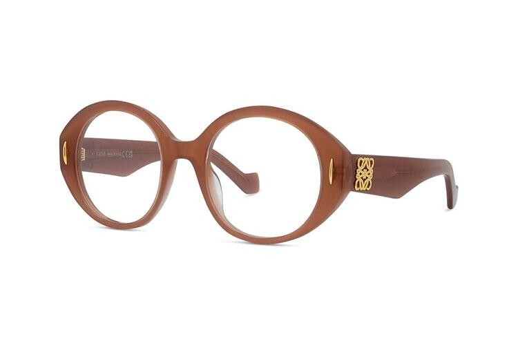 Loewe Anagram Red Round Eyeglasses - ONE SIZE (51)
