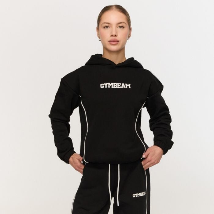 GymBeam Dámska mikina Varsity Black  M