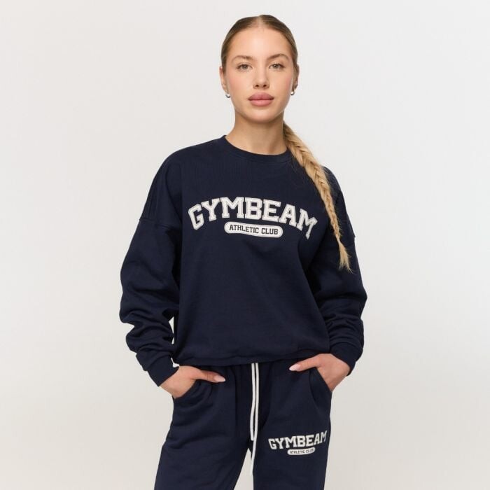 GymBeam Dámska mikina Varsity Blue  XS