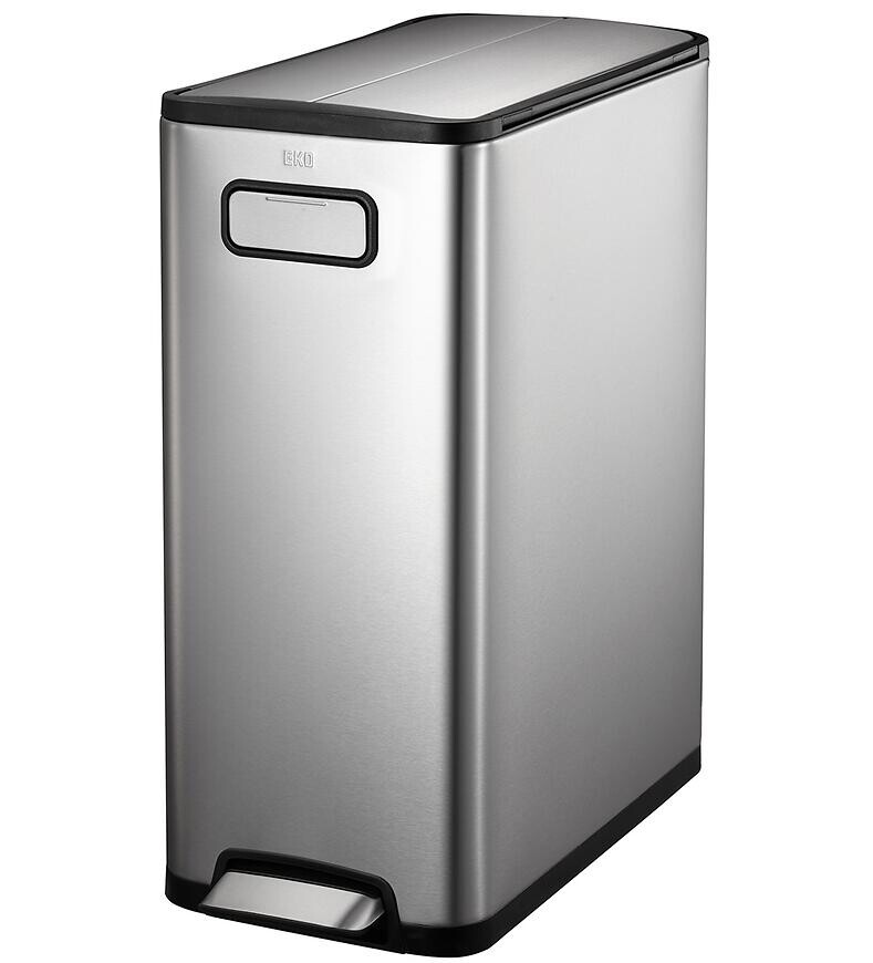 Odpadkový kôš Eko Ecofly 20+20l inox mat 937740