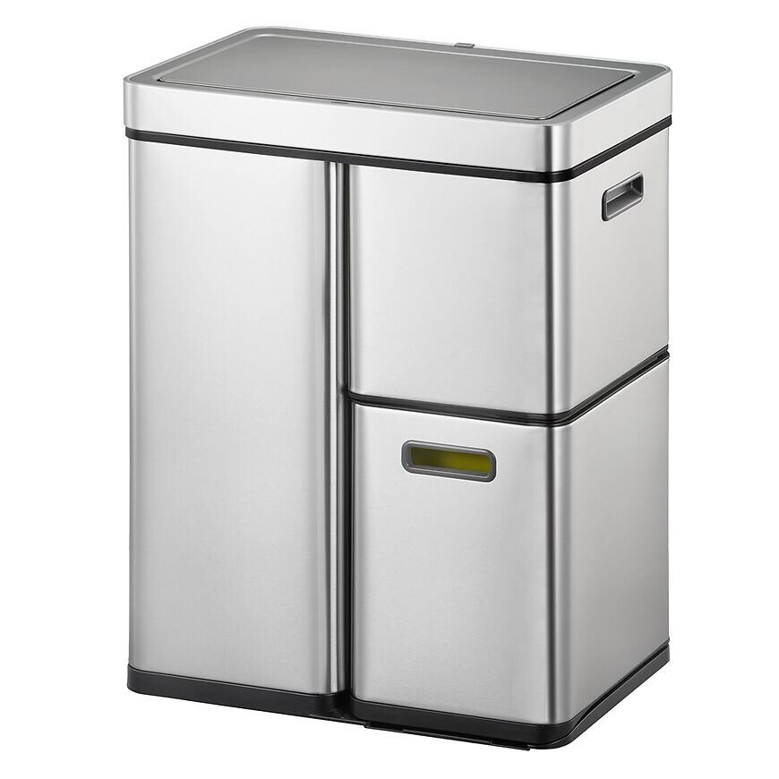 Odpadkový kôš Eko Mirage plus 30+15+15l inox 933860