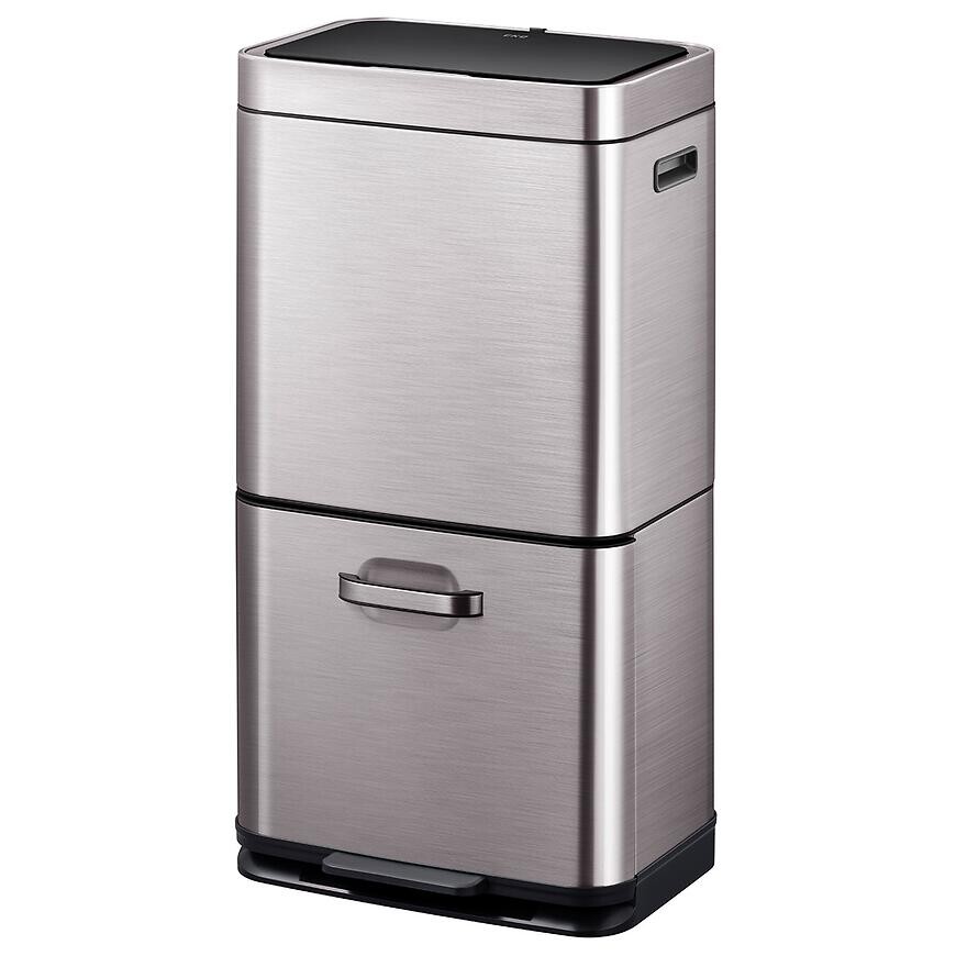 Odpadkový kôš Eko Himalaya 35+25l inox sivá 933960