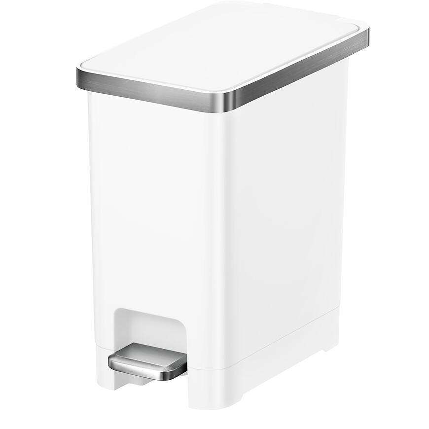 Odpadkový kôš Eko Hana slim 10l biely 637710
