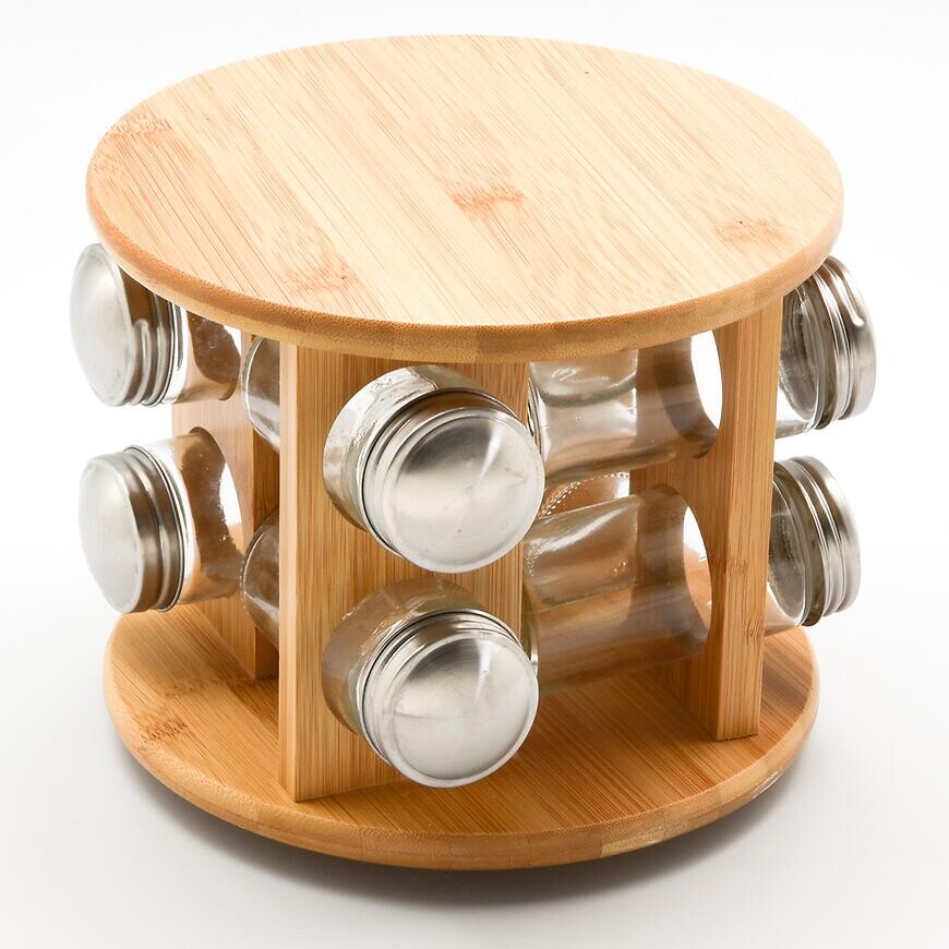 Stojan na koreniny bambus 19*15.7cm g18-bx023