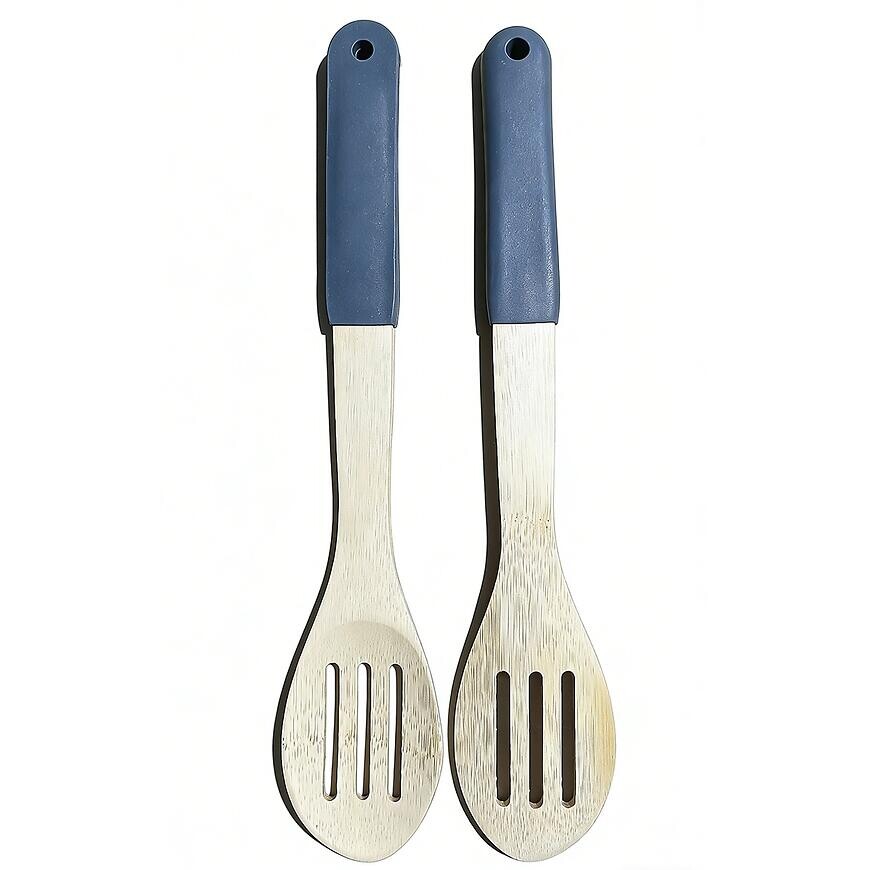 Varecha s otvormi bambus sivá rukoväť 32*6cm ut04332bs21