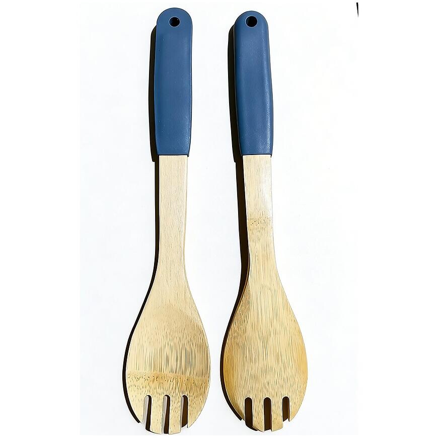 Lyžica so zúbkami bambus sivá rukoväť 32*6cm ut03632bs20