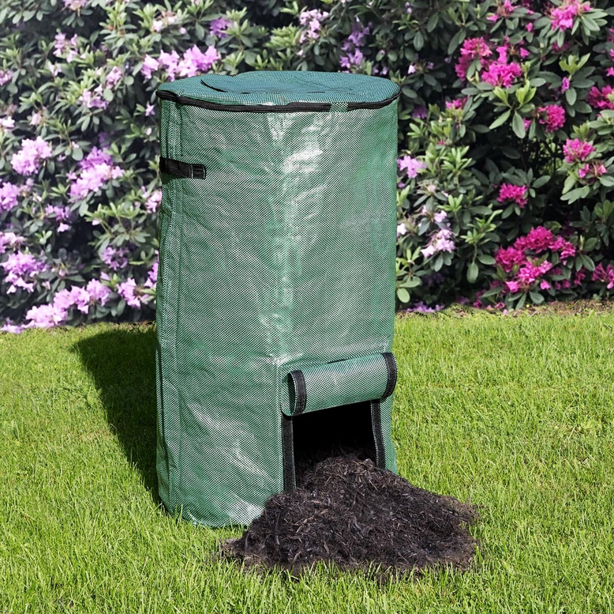 Skladací záhradný kompostér, 2 ks