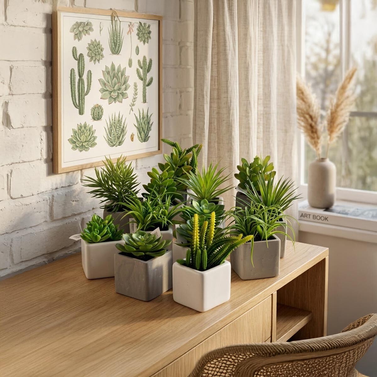 Umelý sukulent, 14-20 cm