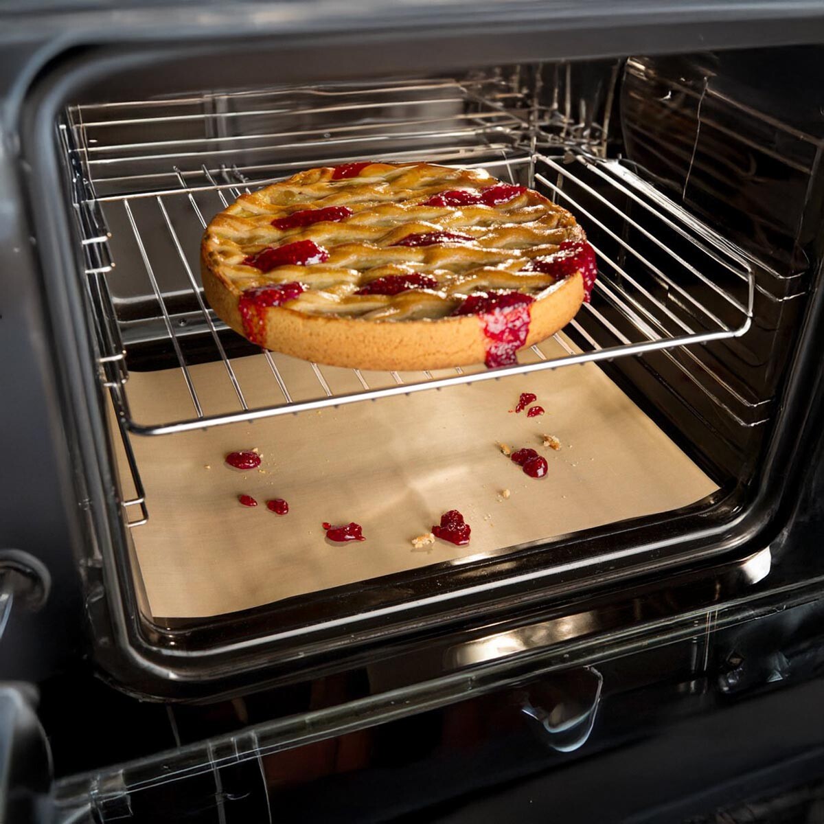 Teflónová podložka na pečenie, hnedá