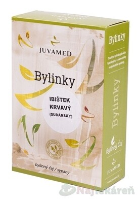 JUVAMED Ibištek Sudánsky - Kvet bylinný čaj sypaný 30 g
