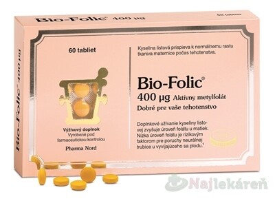 Bio-FOLIC 400 μg 60 tabliet