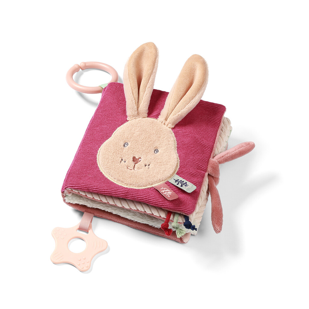 BABYONO Knižka senzorická Rabbit Karo 0m+ 1 ks