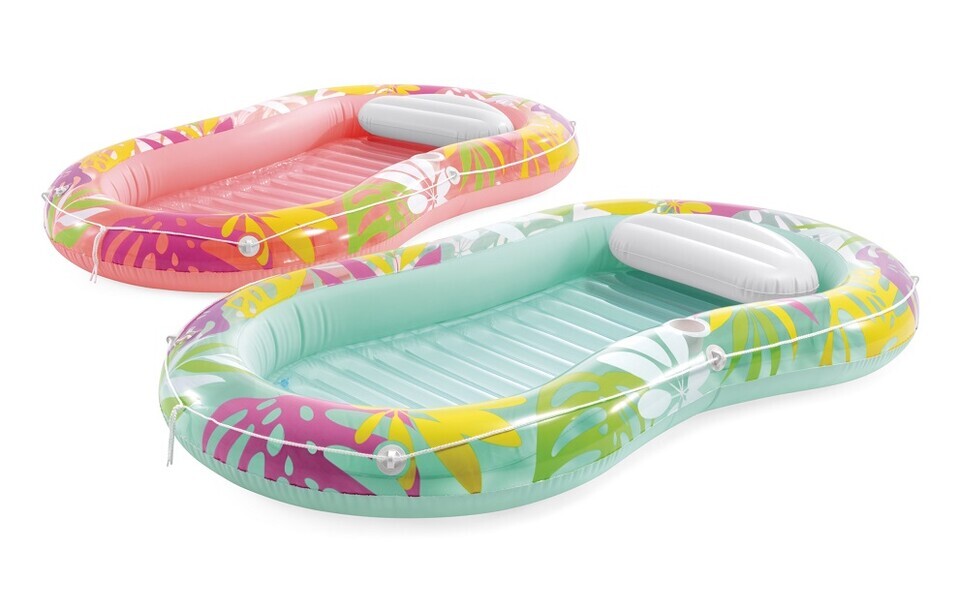 Intex 57803 Nafukovacie lehátko Tropical Oasis 2,06x1,22m - náhodná