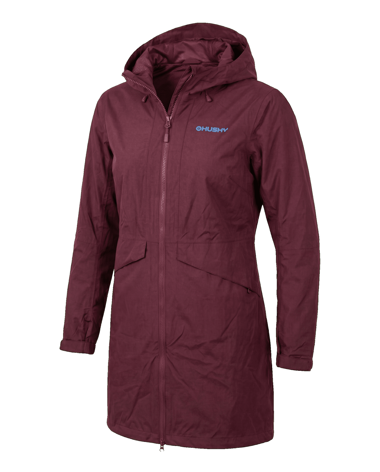 Husky Dámsky hardshell kabát Nua L bordo Veľkosť: L