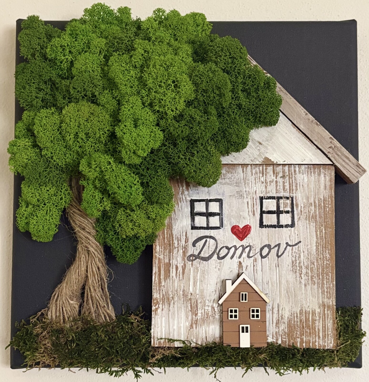 Machový obraz Domov