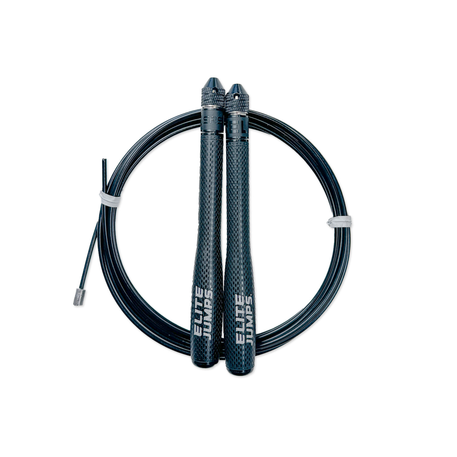 Bullet Rope - rýchlostné oceľové švihadlo Farba: Čierna