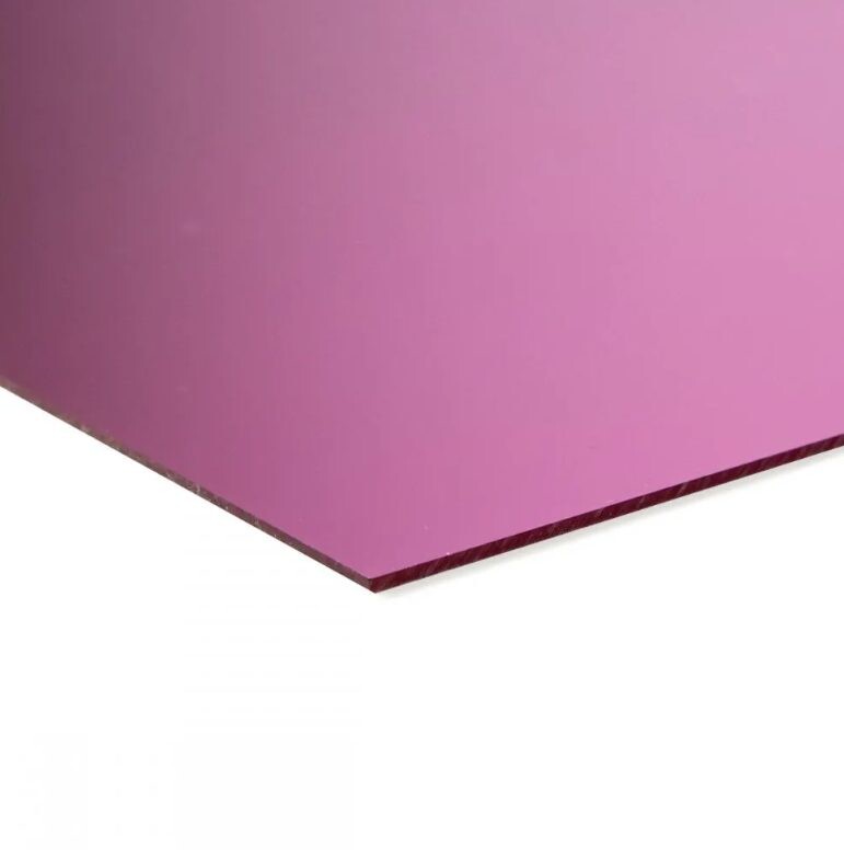 Akryl pre laserové spracovanie 600 x 400 x 2 mm - Rúžový