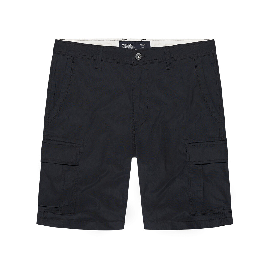 Kraťasy Vintage Industries Rylan - čierne, S