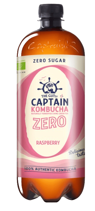 THE GUTSY CAPTAIN Kombucha ZERO Malina 1000 ml