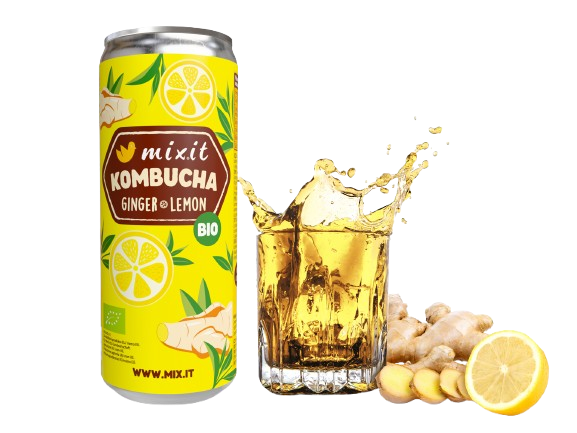 MIXIT BIO Kombucha - Ginger & Lemon 330 ml