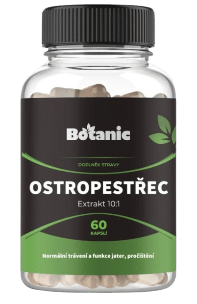 BOTANIC Pestrec mariánsky - Extrakt 10:1, 60 kapsúl