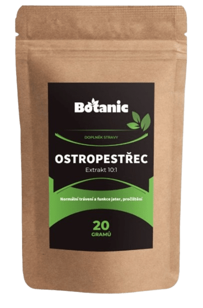 BOTANIC Pestrec mariánsky- Extrakt 10:1, 20 g