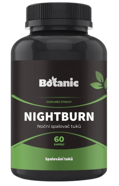 BOTANIC NightBurn - Nočný spaľovač tukov 60 kapsúl