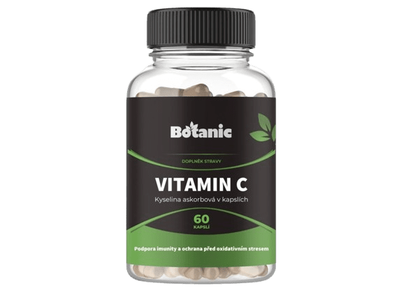 BOTANIC Vitamín C – Kyselina askorbová 60 kapsúl