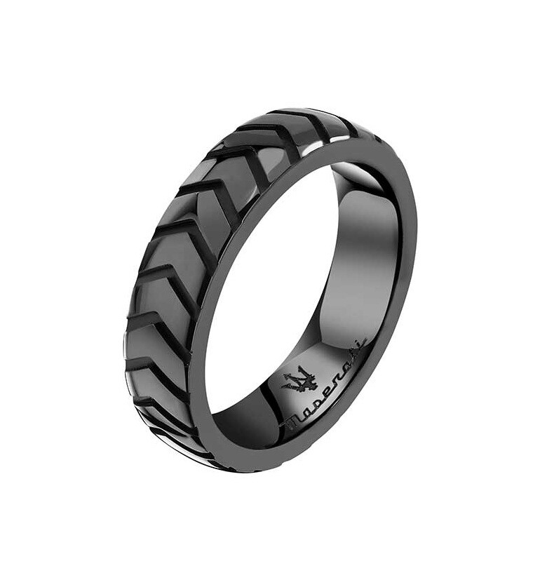 Maserati Štýlový pánsky prsteň Ceramic JM226ATZ880 59 mm