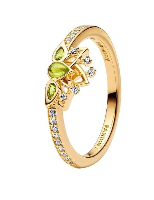 Pandora Pozlátený prsteň Diadém princeznej Tiany Disney Shine 163653C01 60 mm