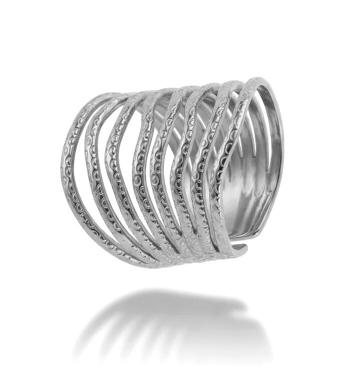 Emily Westwood Viacradový štýlový otvorený prsteň Kira EWR260791S