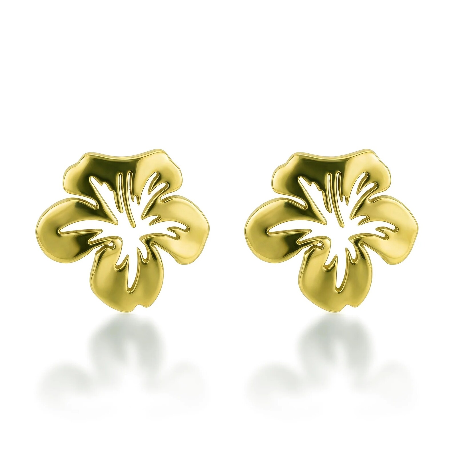 Victoria Walls Pozlátené náušnice Kvietky Gold Bijou Mystique VWE260603G