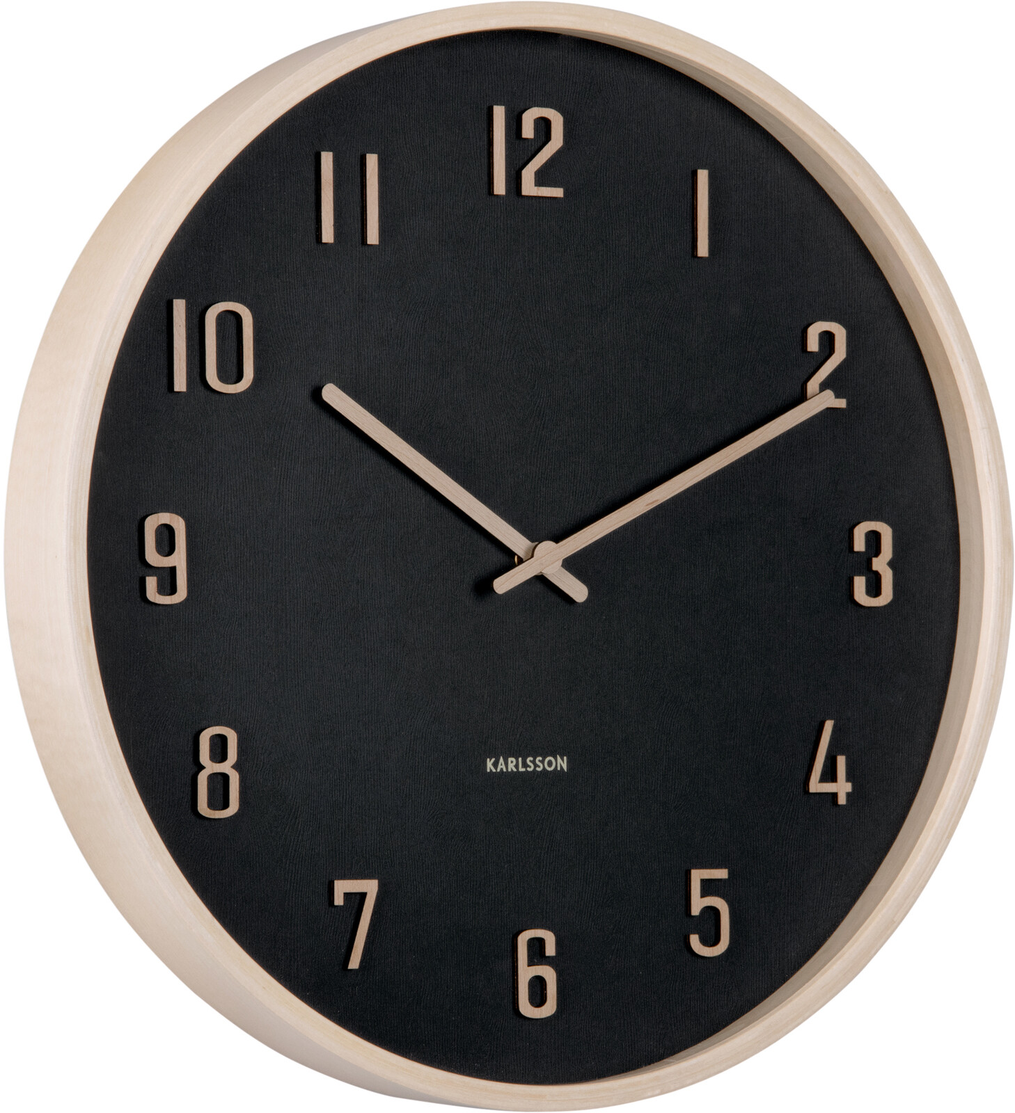 Karlsson Dizajnové nástenné hodiny 6117BK