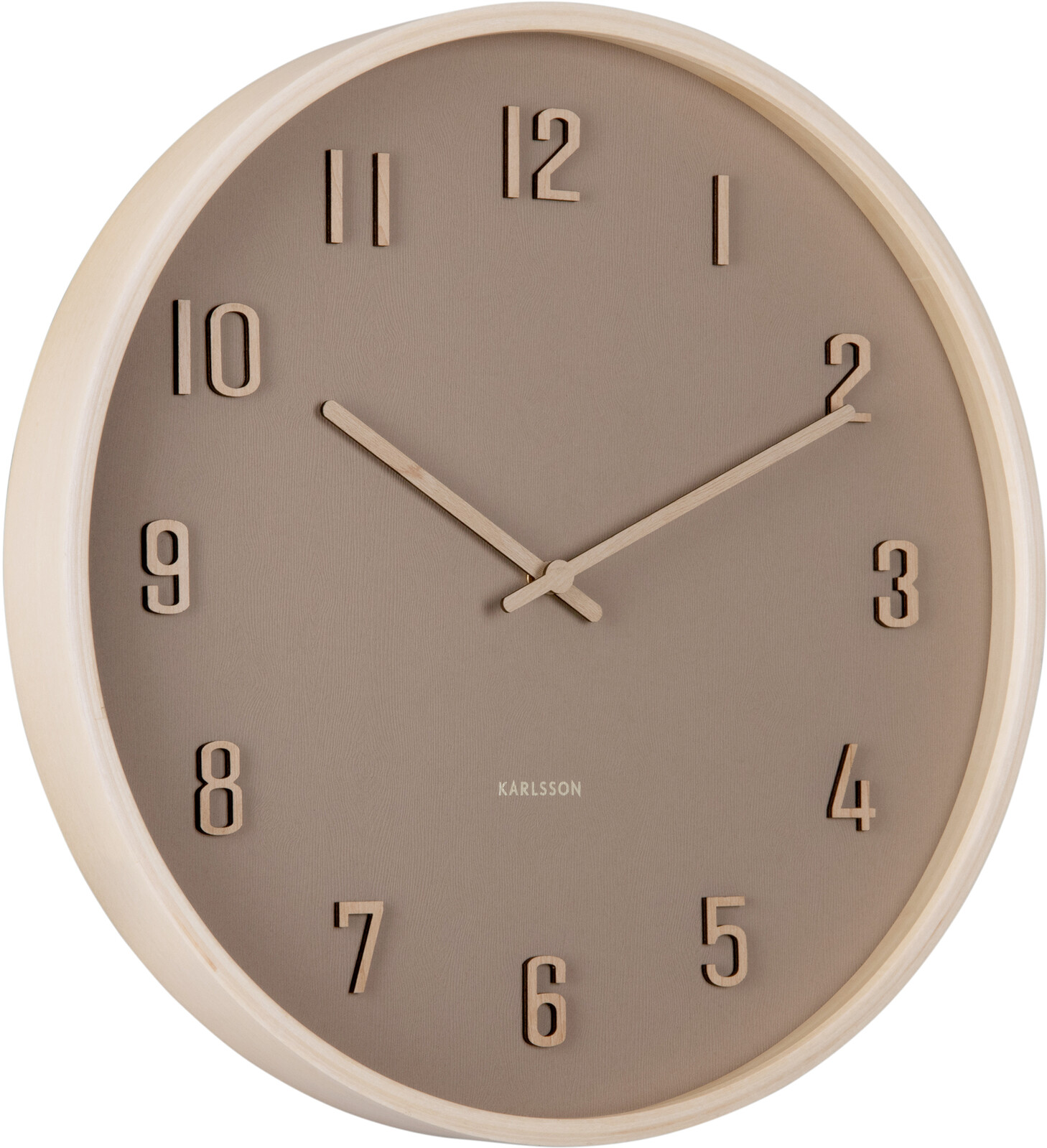 Karlsson Dizajnové nástenné hodiny 6117BR