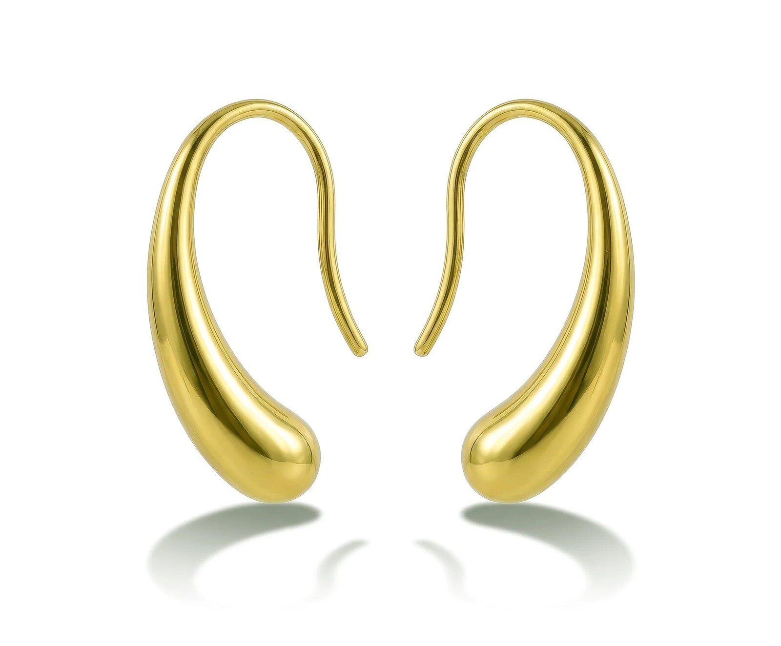 Victoria Walls Moderné pozlátené náušnice Gold Lavielle VWE260589G