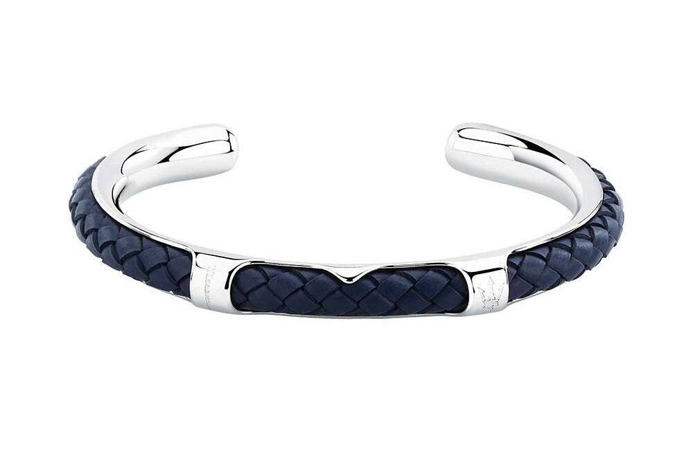 Maserati Pánsky otvorený náramok Leather JM226AVE40