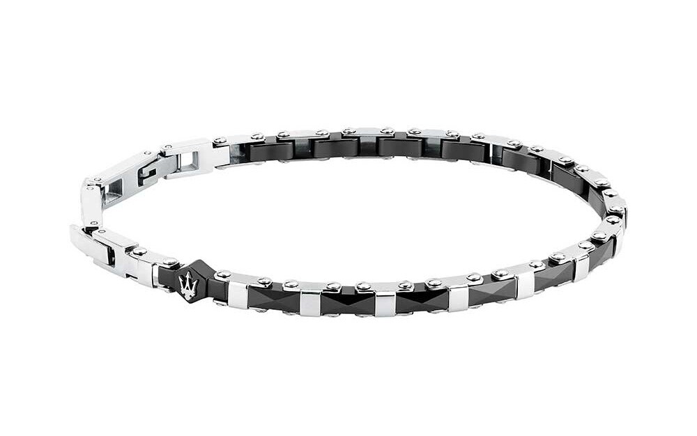 Maserati Moderný pánsky náramok Ceramic JM226ATZ83