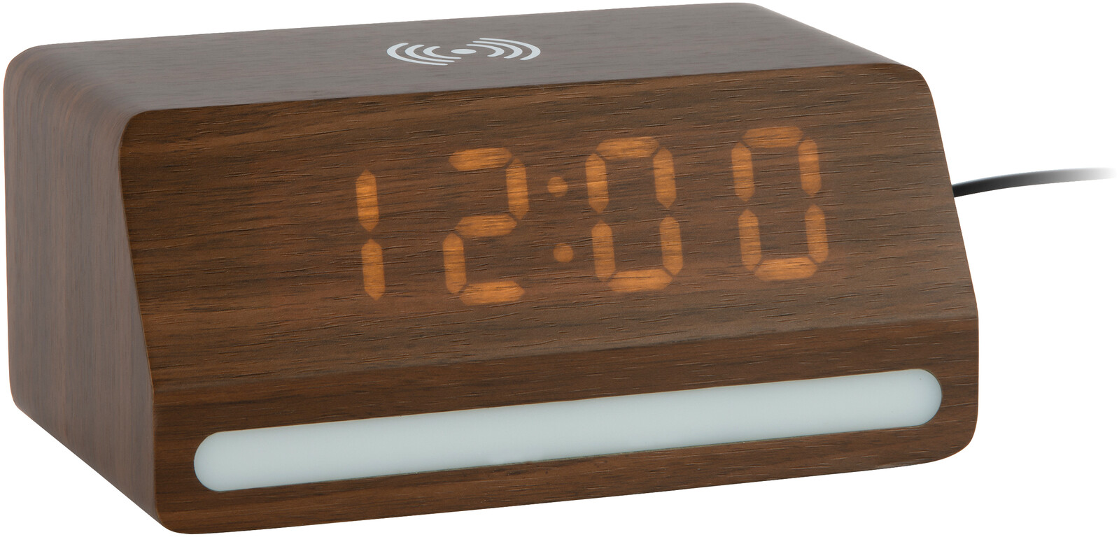 Karlsson LED hodiny-budík 6078BK Karlsson s nabíjačkou 6078DW