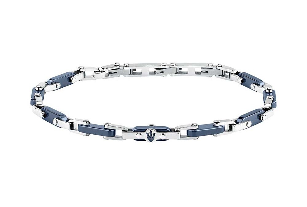 Maserati Štýlový oceľový náramok pre mužov Ceramic JM226ATZ76